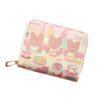 Wholesale Compact Printed Coin Purse Cartoon Bunny Short Zipper Wallet Card Holder