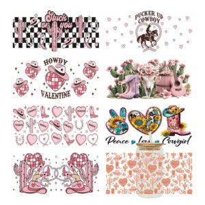 Wholesale UV Transfer Paste Glass Crystal Label Crystal Paste Cross-border Special Paste for 16oz Glass Cup 23cmX11cm