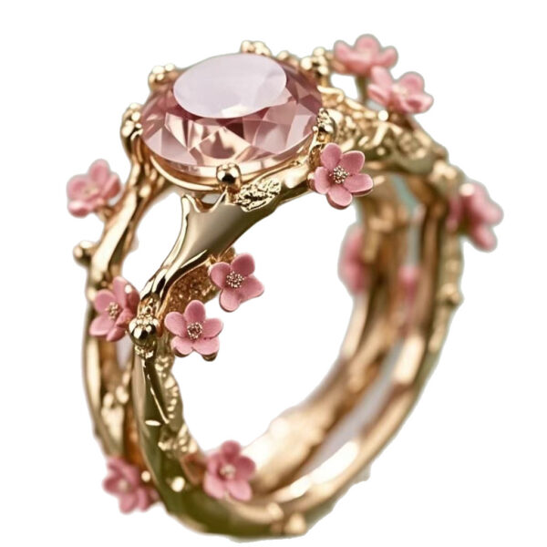 O1CN01FRDlIC1HAtR8pwcjr_3969550718-0-cib Wholesale Pink Flower Ring