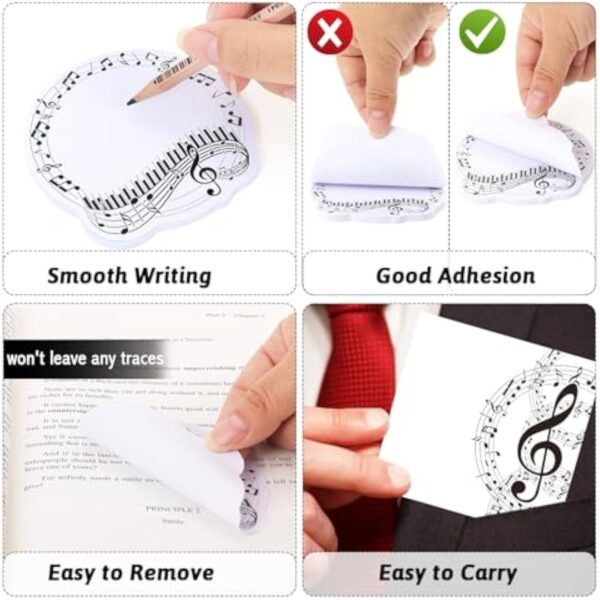 Wholesale Piano Post-It Note Note Sticker Stationery Stickynotes Note Set