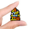 Wholesale 10PCS Love Jesus Silicone Focus Beads