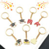 Wholesale graduation bachelor cap key chain examination