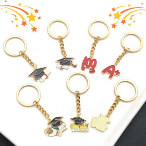 Wholesale graduation bachelor cap key chain examination