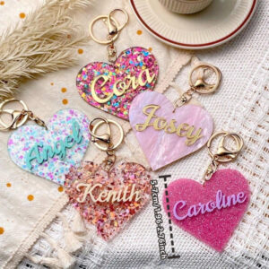 Wholesale Valentine's Day Colored Heart shaped Key