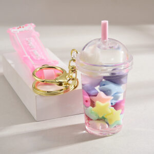 Five-pointed star color system / Bear leather rope + maca pendant