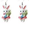 Wholesale Pink Rabbit Cartoon Valentine's Day Acrylic Earrings