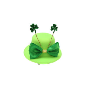 Small clover light green hat / Bottom diameter 13.5 * cap height 5cm