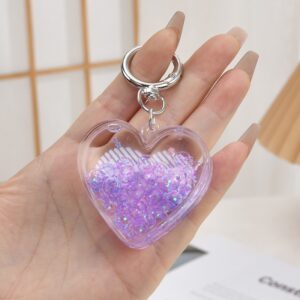 Luminous love [purple] / Keychain + luminous oil bottle
