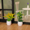 Wholesale Miniature green plants potted plants living room Doll Accessories