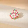 Wholesale cherry blossom brooch fashionable and personalized badge