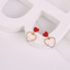 O1CN01FXLrQ71jEpsYkJACk_2212072154517-0-cib Wholesale Sweet red heart-shaped earrings