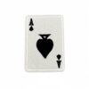 Wholesale Poker Series Embroidery Cloth Stickers Love Heart Decoration DIY Patch