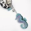 Wholesale Seahorse Keychain Leather Tassel Ocean Crystal Gemstone Diamond Key