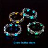 Wholesale Luminous Five-pointed Star Fluorescent Hollow Color Waterproof Small Star Ring