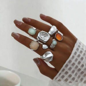 02 silver 7-piece set