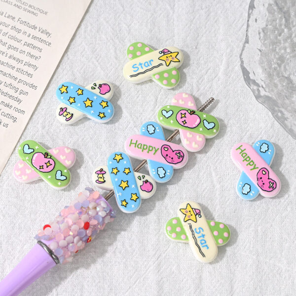 Wholesale Cute Printed Acrylic Beads