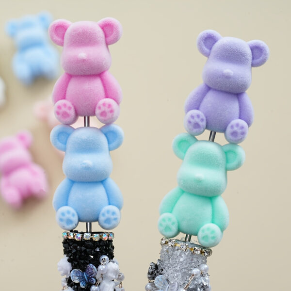 Wholesale Mixed Color Bear Acrylic Beads