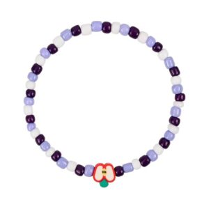Purple millet beads apple+to the best teacher