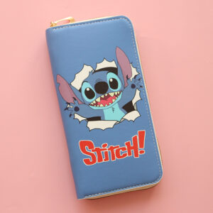 Long wallet shredded stitch