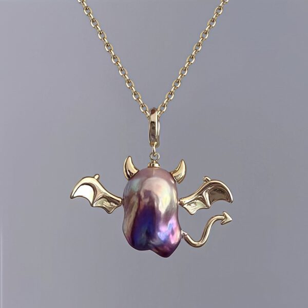 Wholesale Pearl Love Wings Devil Angel Alien Star Pendant