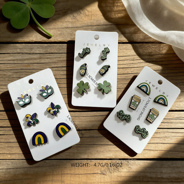 O1CN01Fh5zPd1ZBV66FEBsJ_2925713156-0-cib Wholesale St. Patrick's Day Earrings