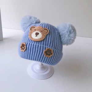 Winter paw print plus velvet-blue