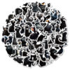 O1CN01FiKfqM2MNKTdEWHs1_2217594429815-0-cib Wholesale 5pcs 56 Black Animal Cartoon Stickers Creative Stickers