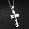 Wholesale Stainless steel cross pendant necklace