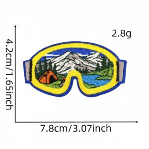 Outdoor glasses cloth stickers 10#