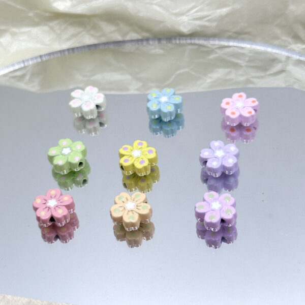 O1CN01FltQVH20W6SyzLbZM_2219495706856-0-cib Wholesale drop oil five petal flower flower plum blossom DIY beaded alloy paint