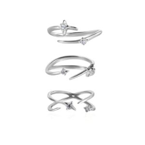 O1CN01FoJTly1eElzkdlLaj_2218382003840-0-cib Wholesale New Star Track Zircon Niche Design Personalized Tail Ring Cold Style Light Luxury High-End Non-Fading Open Ring for Women