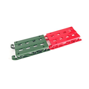 Pack of two snowboard car red + green