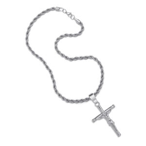 Silver necklace + pendant