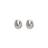 Wholesale Geometric shaped smooth curved earrings