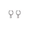 Wholesale light luxury high-grade zircon earrings with diamond-studded