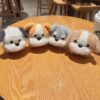 Wholesale Cartoon cute dog plush keychain