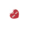 Wholesale 10pcs colored peach heart soft ceramic diamond beads