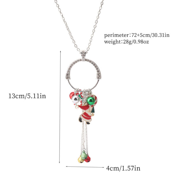 Wholesale Christmas Santa Claus Candy Bell Long Neck