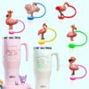 O1CN01FwKbGA271933AbT3h_2213236817736-0-cib Wholesale Flamingo Series Straw Tube Cap