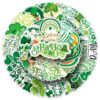 O1CN01FzHVJX1rmHre1wAU1_2217918695673-0-cib Wholesale 50pcs St. Patrick's Day green rainbow word hats Waterproof Vinyl Stickers