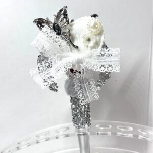 A finished silver love pen