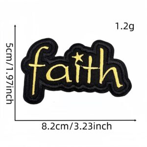 Colorful english landscape cloth stickers 38#