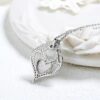 Wholesale Mother-Child Pendant Mother's Day Gift Heart-Shaped Necklace