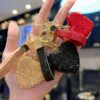 Wholesale Heart-shaped Keychain Full of Love and Diamonds