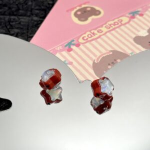 Big red / 12*10.4mm, hole about 1.8mm