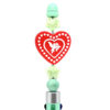Wholesale Random 100pcs valentine's day rotatable pen beads