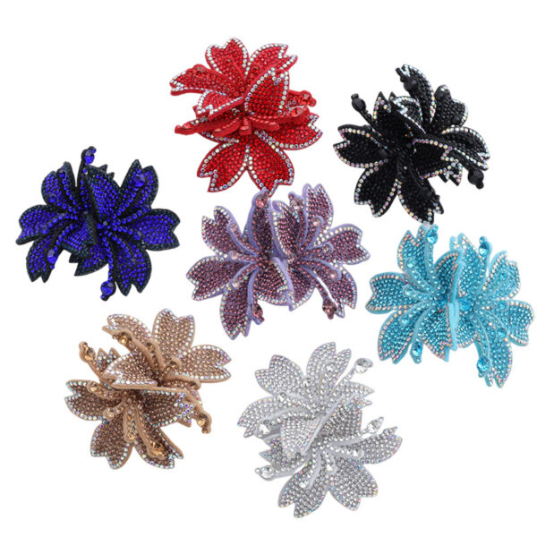 Wholesale Colorful rhinestone butterfly self stitching DIY Patches