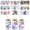 Wholesale Popular Stitch Uv Dtf Transfer Crystal Transparent Sticker Waterproof and Scratch-Resistant Cartoon Cute Decoration Wholesale Cross-Border