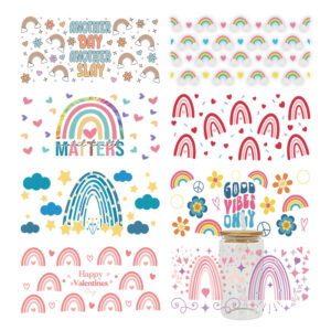 Wholesale UV Transfer Paste Glass Crystal Label Crystal Paste 16OZ UV DTF WRAPS