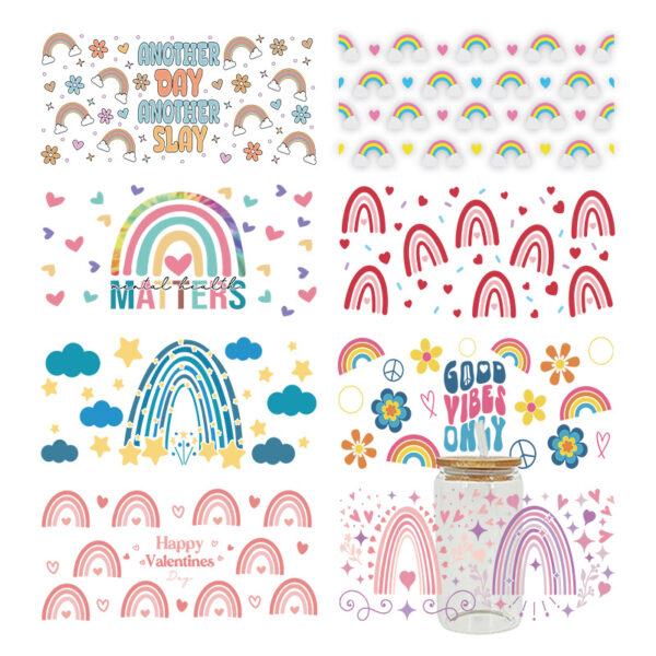 Wholesale UV Transfer Paste Glass Crystal Label Crystal Paste 16OZ UV DTF WRAPS